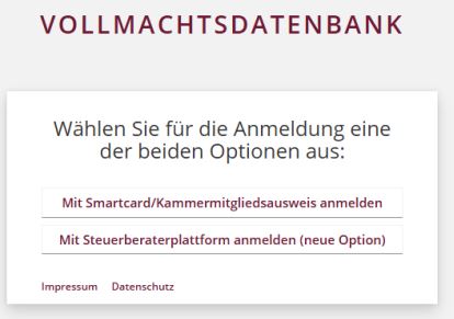 Vollmachtsdatenbank